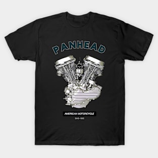 Hd Panhead V-Twin Engine Motorcycle 48 -65 Biker Gear T-Shirt
